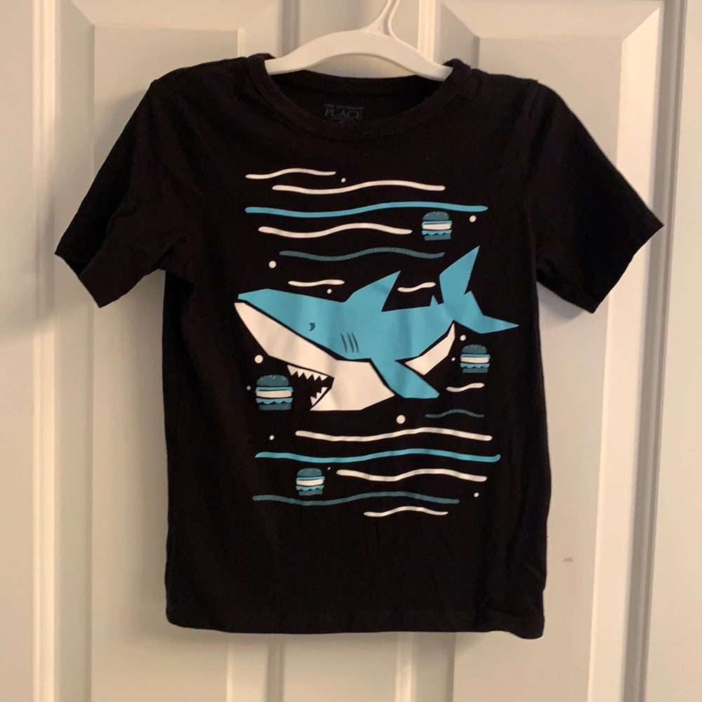 Boys Children's Place Black Graphic Shirt